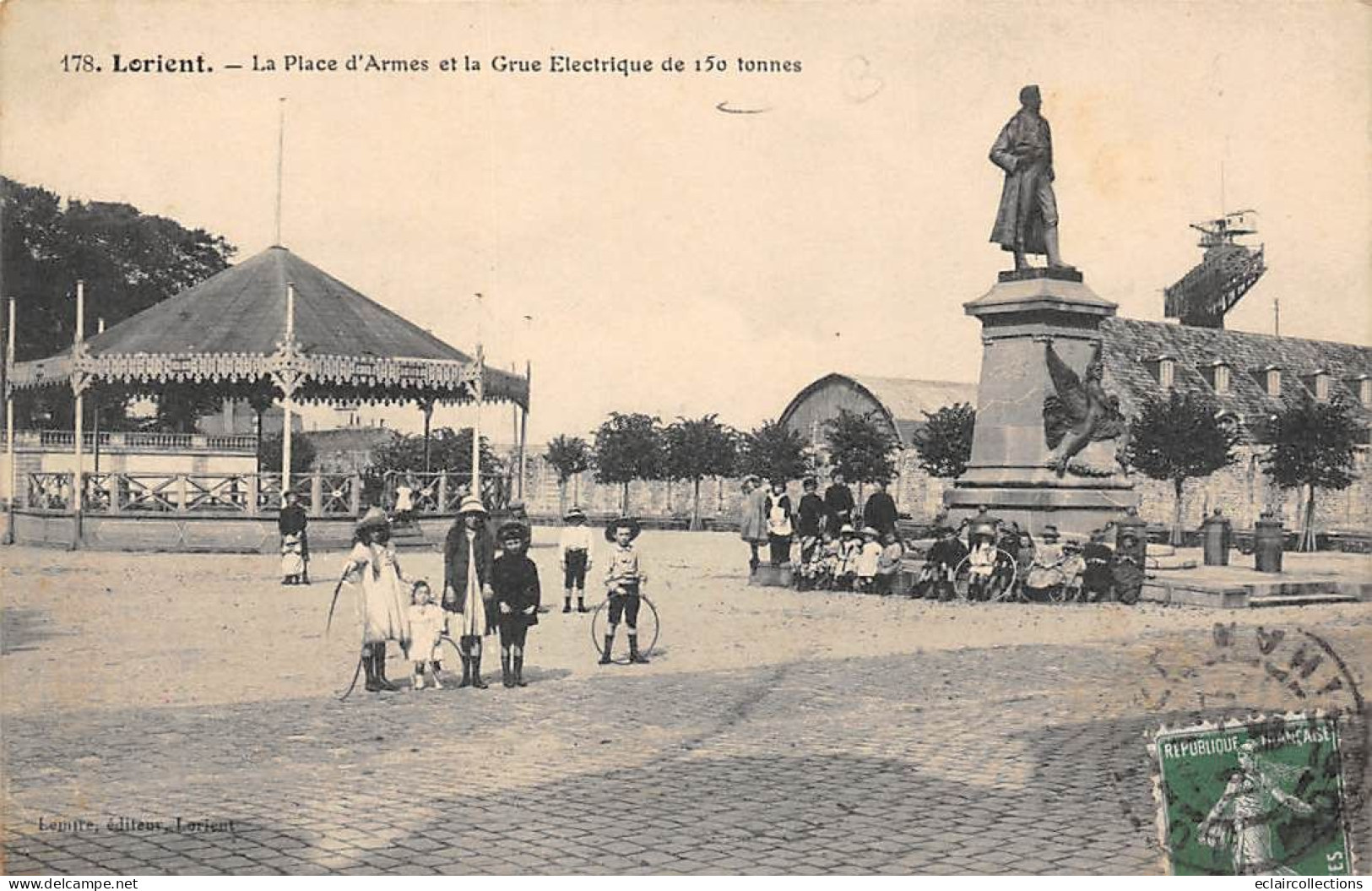 Lorient      56         Place D'Armes Et Grue électrique De 150 Tonnes   (voir Scan) - Lorient