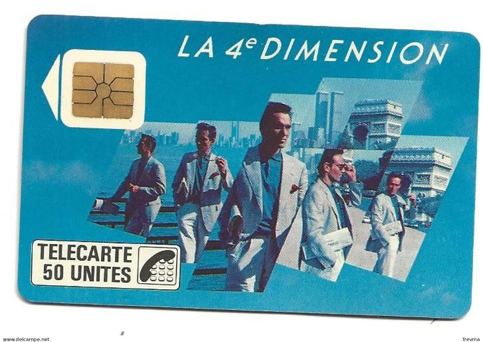 Telecarte F 38 4eme Dimension 50 Unités Luxe SO2 - 1988