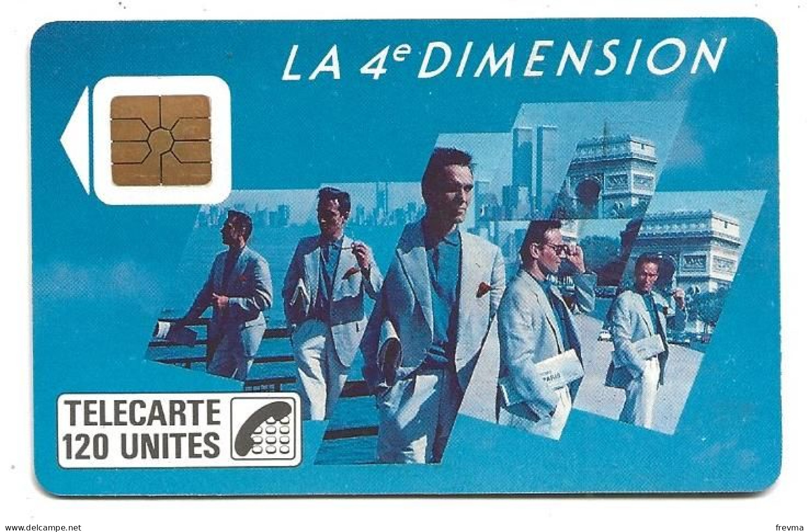 Telecarte F 39 4eme Dimension 120 Unités Luxe SO2 - 1988