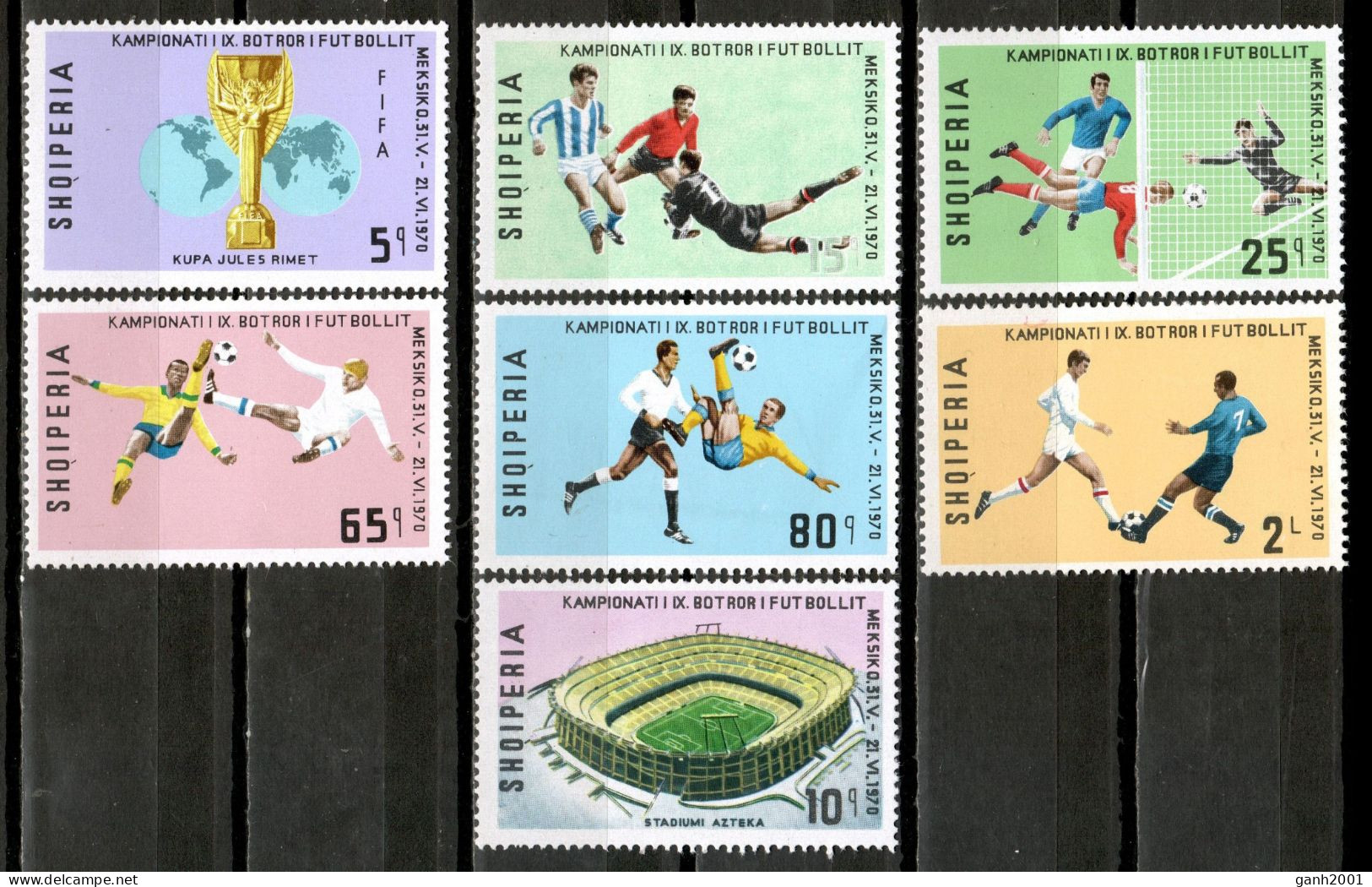 Albania 1970 / World Cup FIFA Mexico MNH Copa Mundial Fútbol / Cu17818  C5-22 - 1970 – Mexico