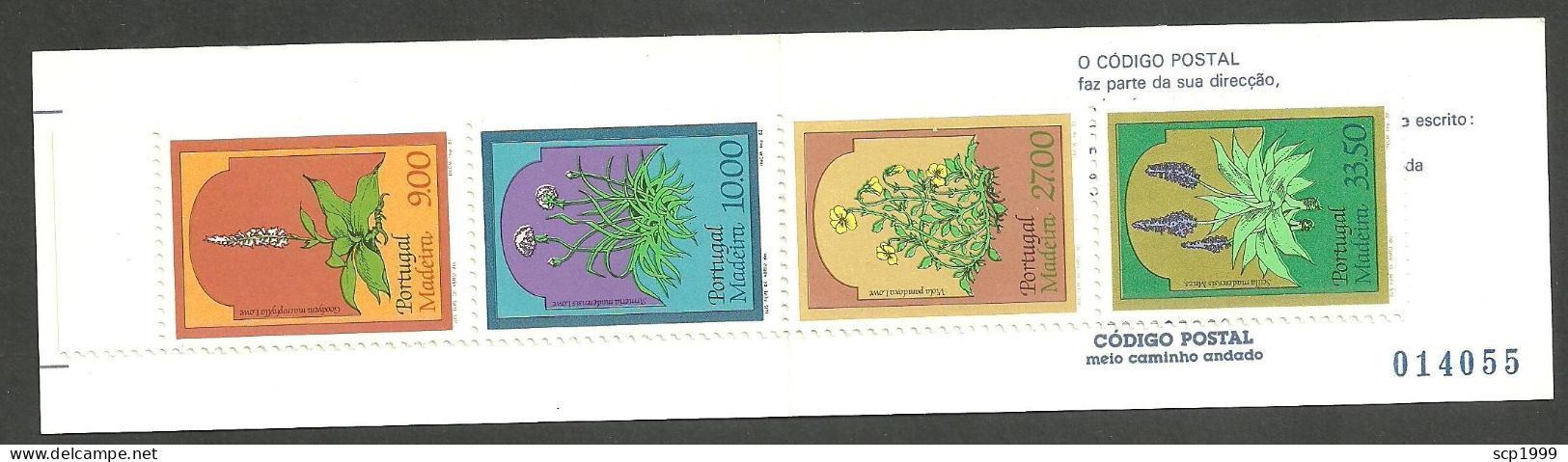 Portugal 1982 - Madeira Flowers Booklet MNH - Carnets