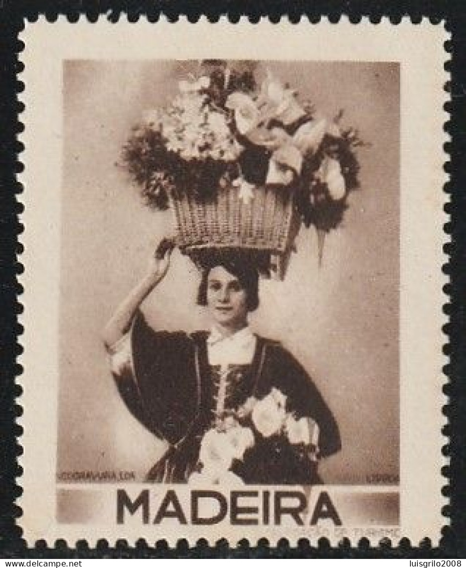 Vignette, Portugal - Vinheta Turística. Madeira -|- MNH - 3,6x4,5 Cm. - Emisiones Locales