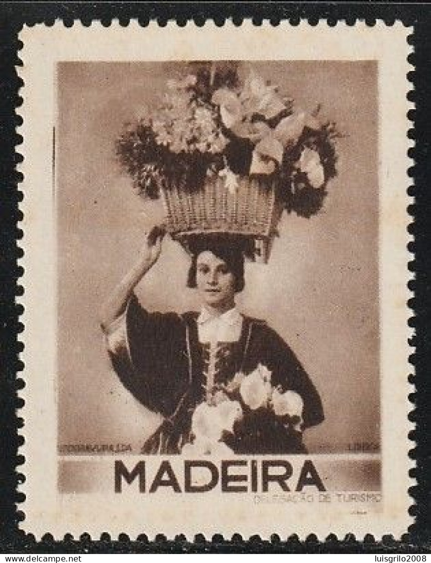 Vignette, Portugal - Vinheta Turística. Madeira -|- MNH - 3,6x4,8 Cm. - Local Post Stamps