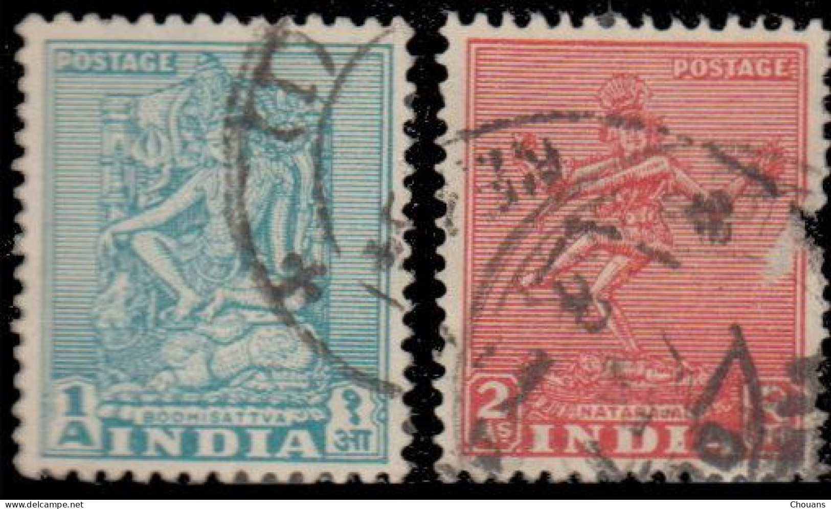 Inde 1949. ~ YT 9/11 - 2° Anniversaire Indépendance - Used Stamps