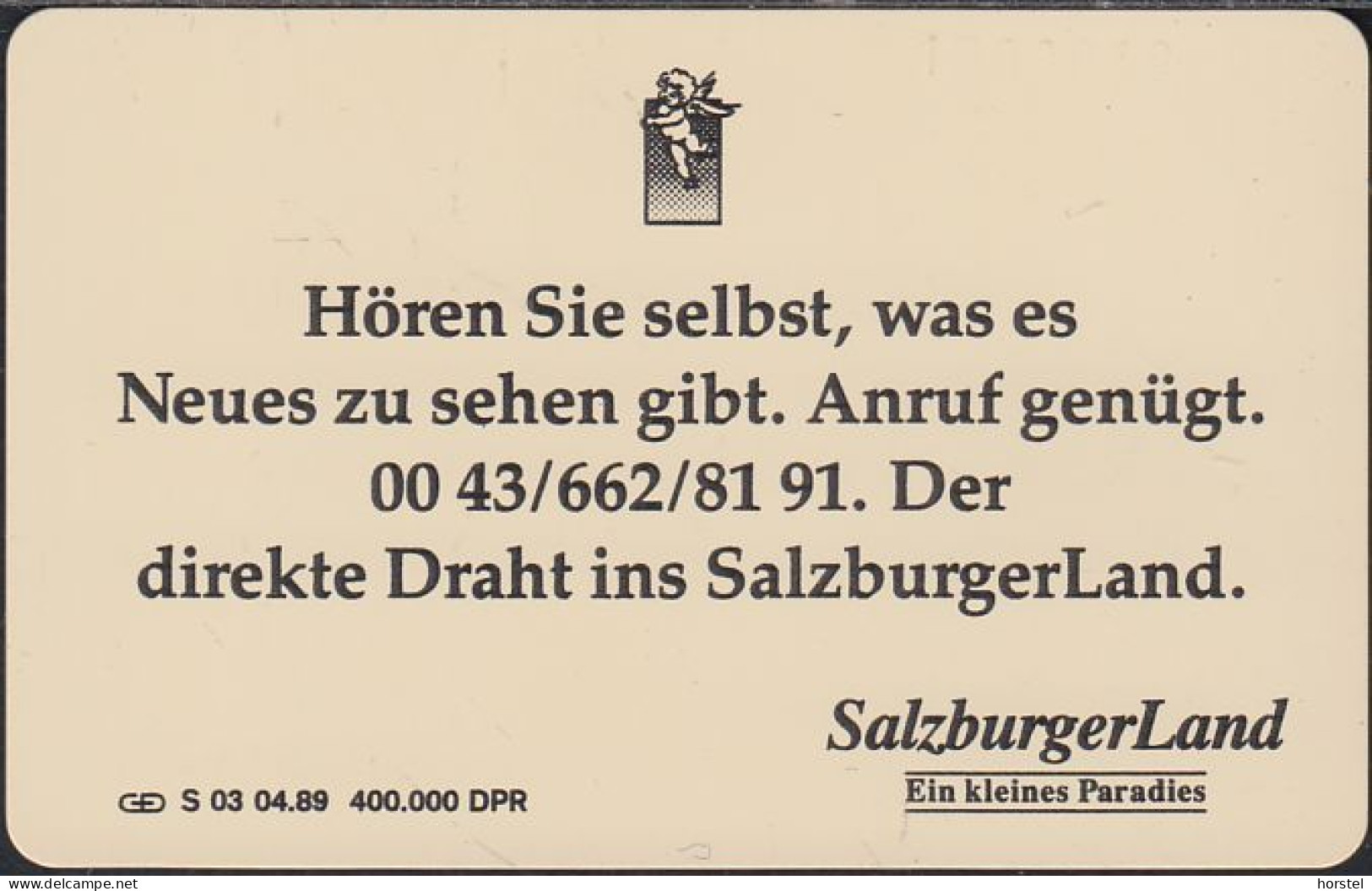 GERMANY S03/89 - Salzburger Land - 200 Einheiten - DD:1908 - S-Series : Guichets Publicité De Tiers