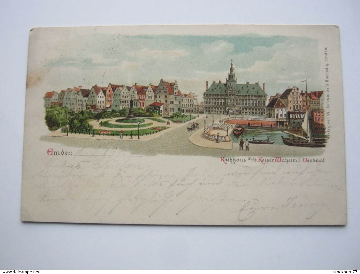 Emden, Schöne Karte  Um 1899 - Emden