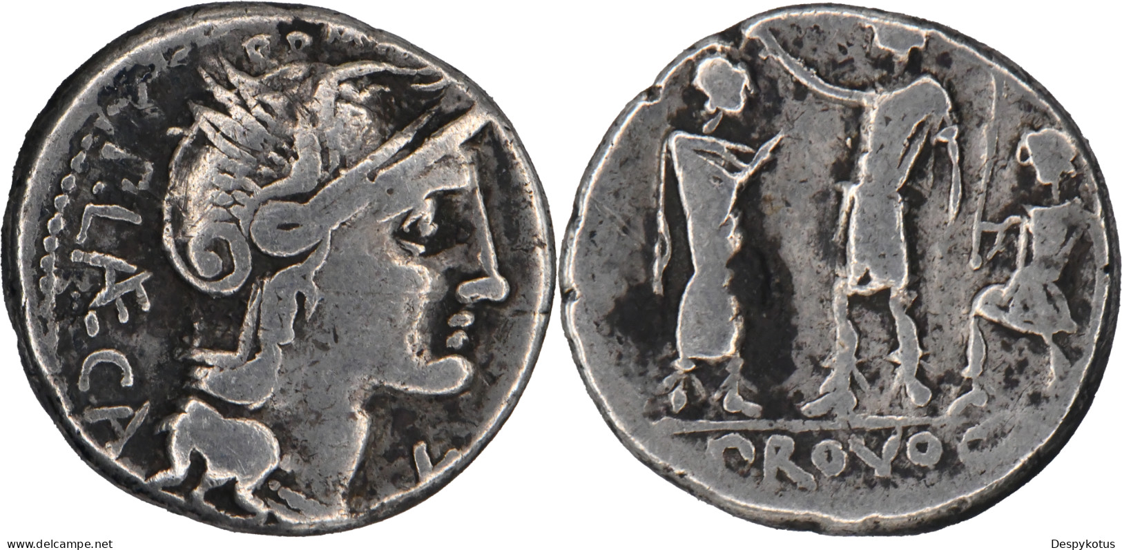 ROME - République - PORCIA - PROVOCO - Publius Porcius Laeca - RARE - RRC.301/1 - 17-081 - République (-280 à -27)