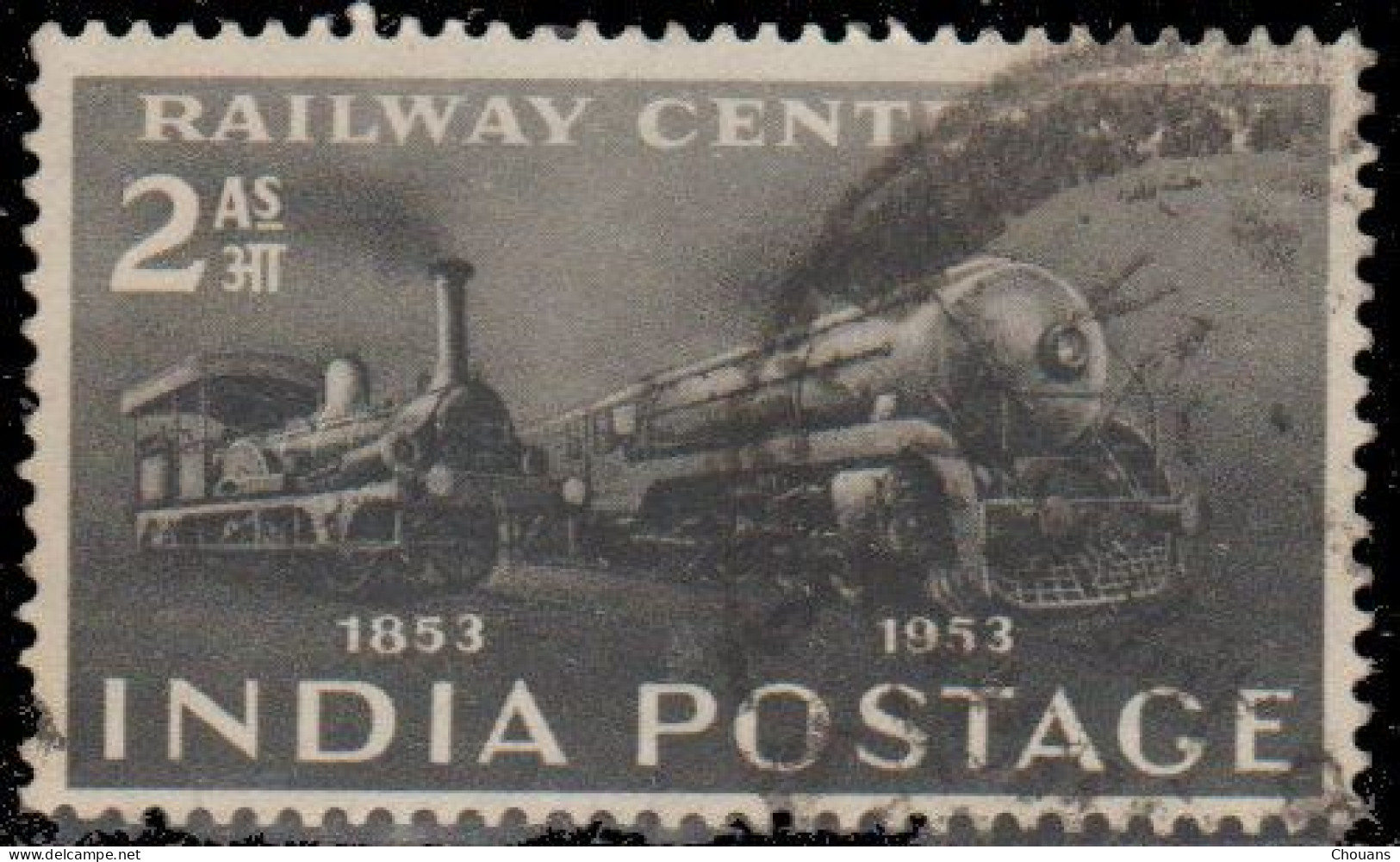 Inde 1953. ~ YT 43 (par 2) - Locomotives - Usati