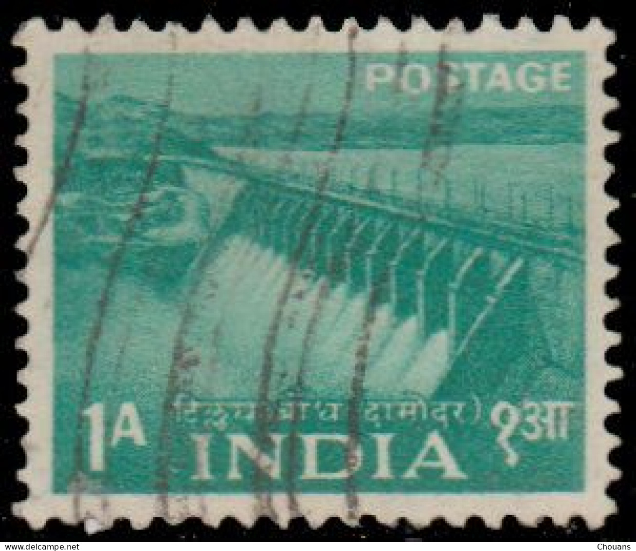 Inde 1955. ~ YT 57 - Barrage - Usati