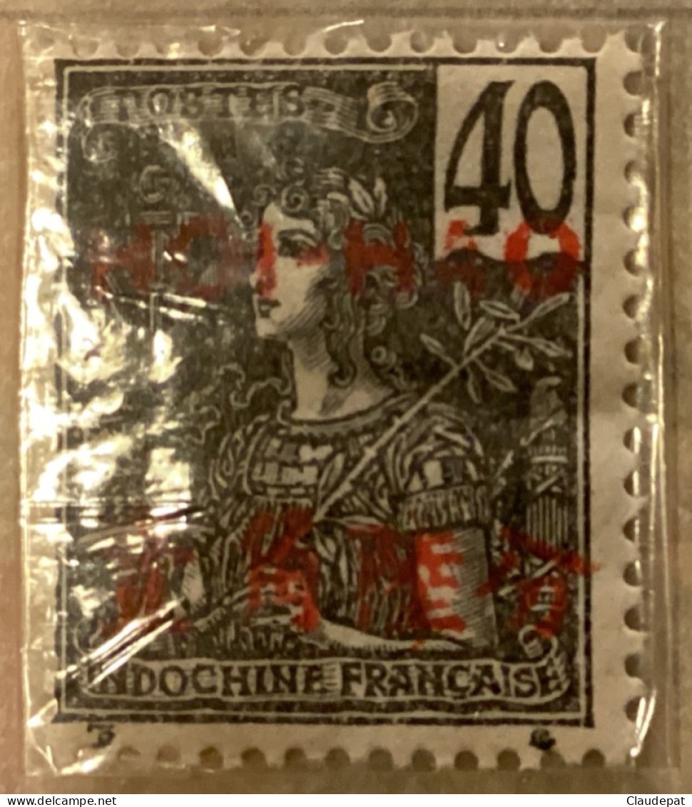 Indochine Hoi Hao 1906 N°44 Neuf Sans Charnière 40c - Neufs