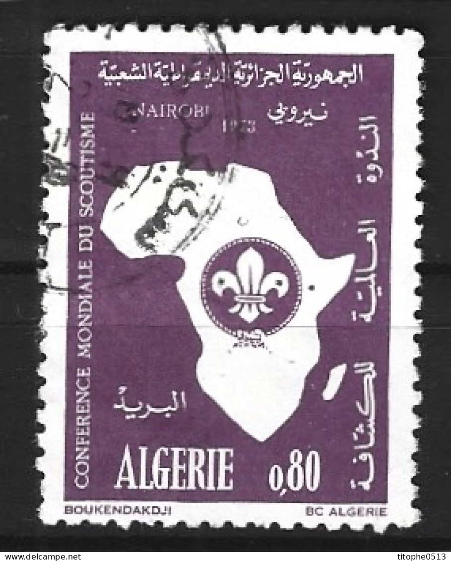 ALGERIE. N°574 Oblitéré De 1973. Scoutisme. - Gebraucht