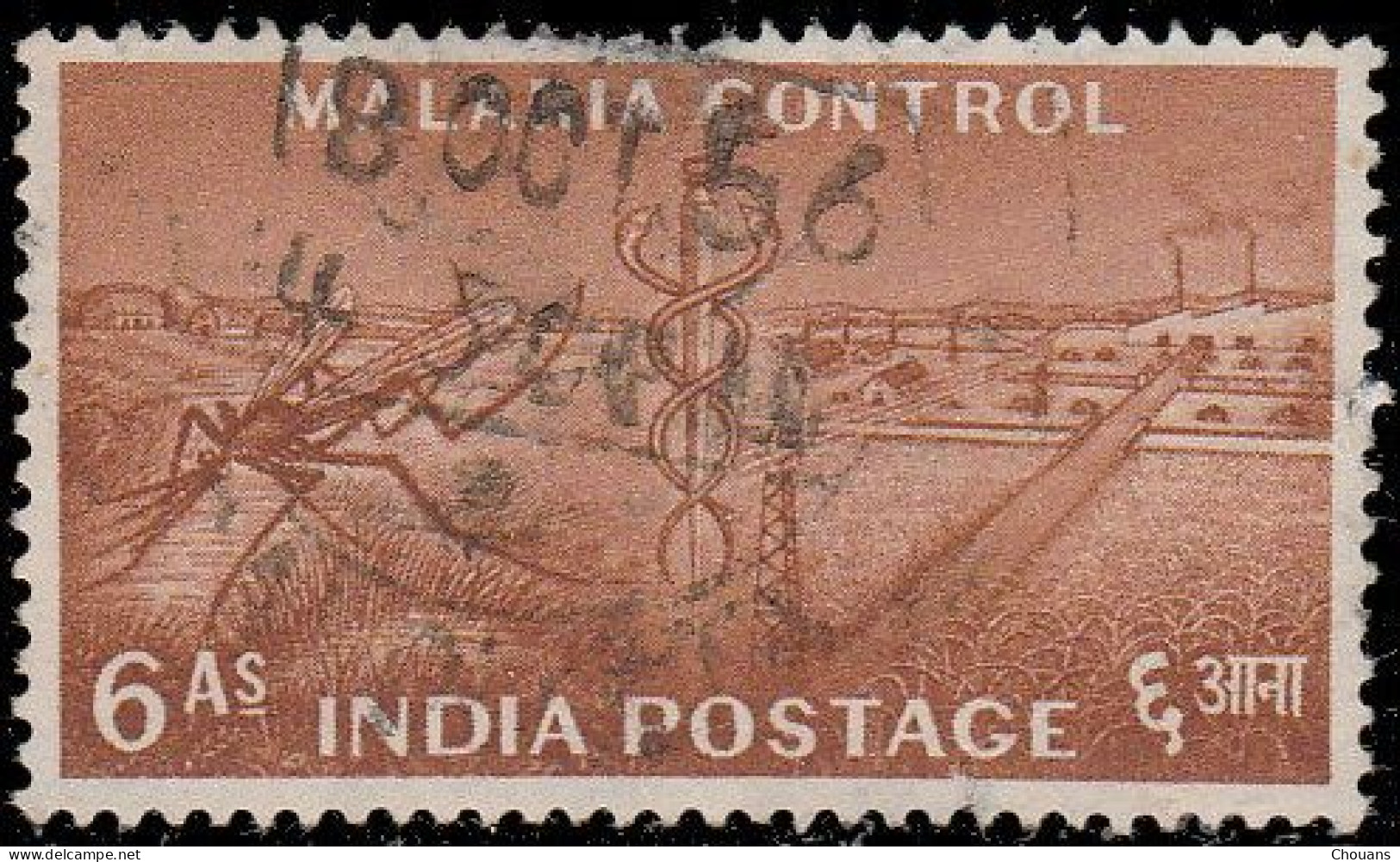 Inde 1955. ~ YT 63 - Lutte Contre Malaria - Used Stamps