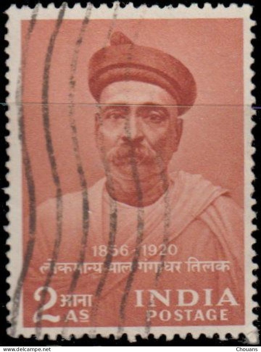 Inde 1956. ~ YT 70 - Cangadkar Tilak (1856-1920), Journaliste - Used Stamps