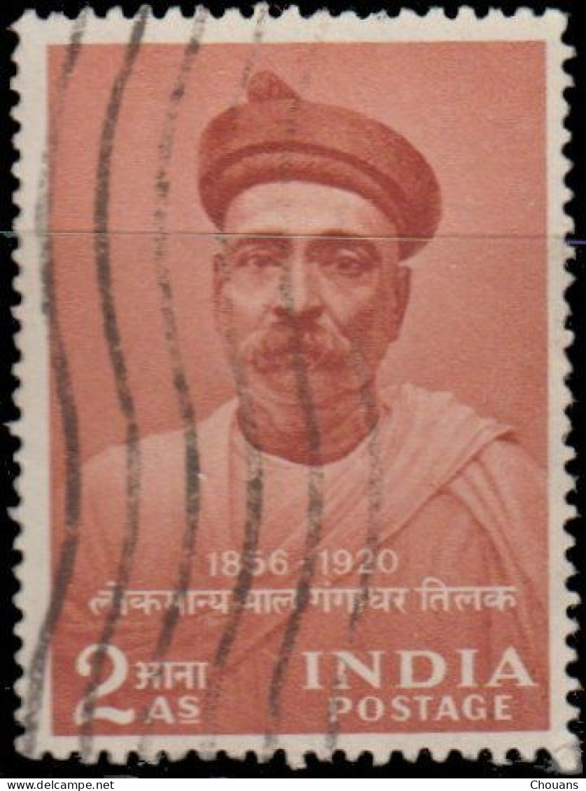 Inde 1956. ~ YT 70 - Cangadkar Tilak (1856-1920), Journaliste - Gebraucht