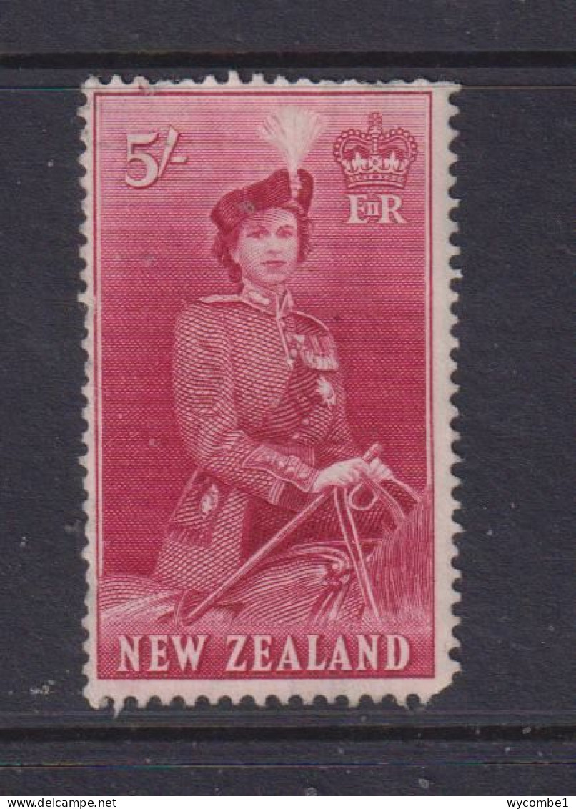 NEW ZEALAND- 1953 Elizabeth II Definitives 5s Used As Scan - Used Stamps