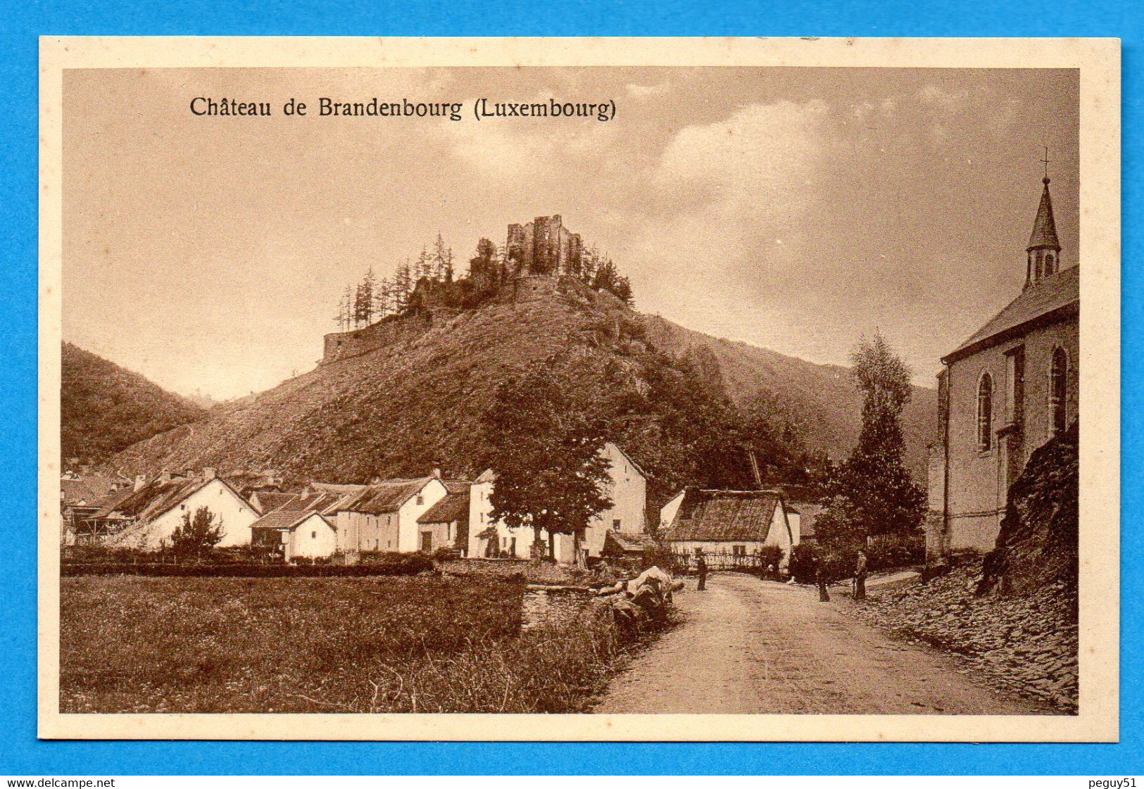 Luxembourg. Brandenbourg ( Tandel). Vallée De La Blees. Village Et Ruines Du Château. - Vianden