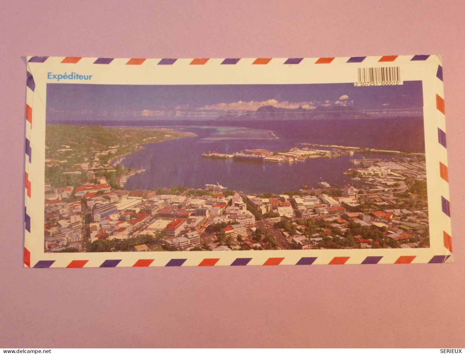 W19  POLYNESIE  BELLE  LETTRE   1997 PAPEETE A  BORDEAUX FRANCE + +AFF. INTERESSANT++ + - Covers & Documents