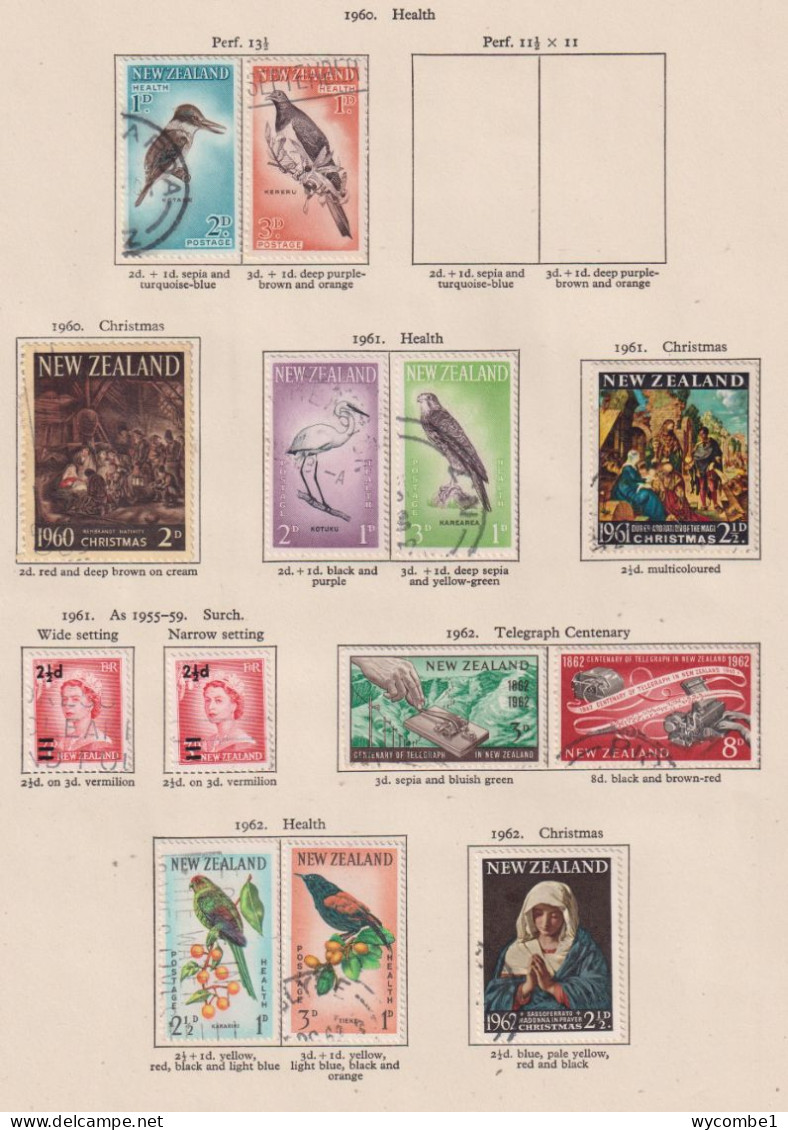 NEW ZEALAND- 1952-68 Various Issues As Scans - Usados