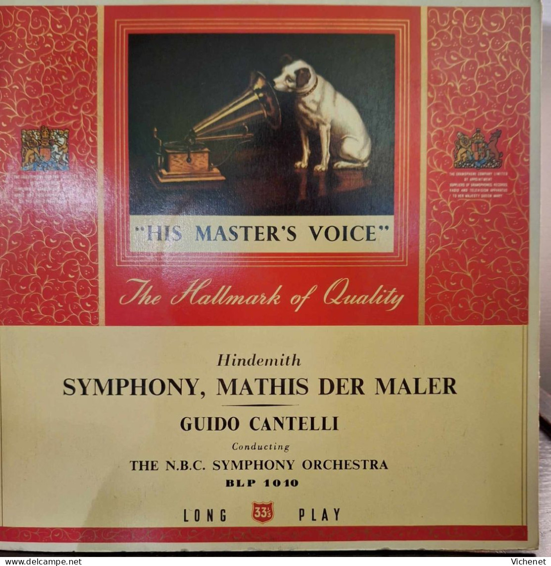 Hindemith - Symphony, Mathis Der Maler -  NBC Symphony Orchestra, Guido Cantelli - 25cms - Formati Speciali