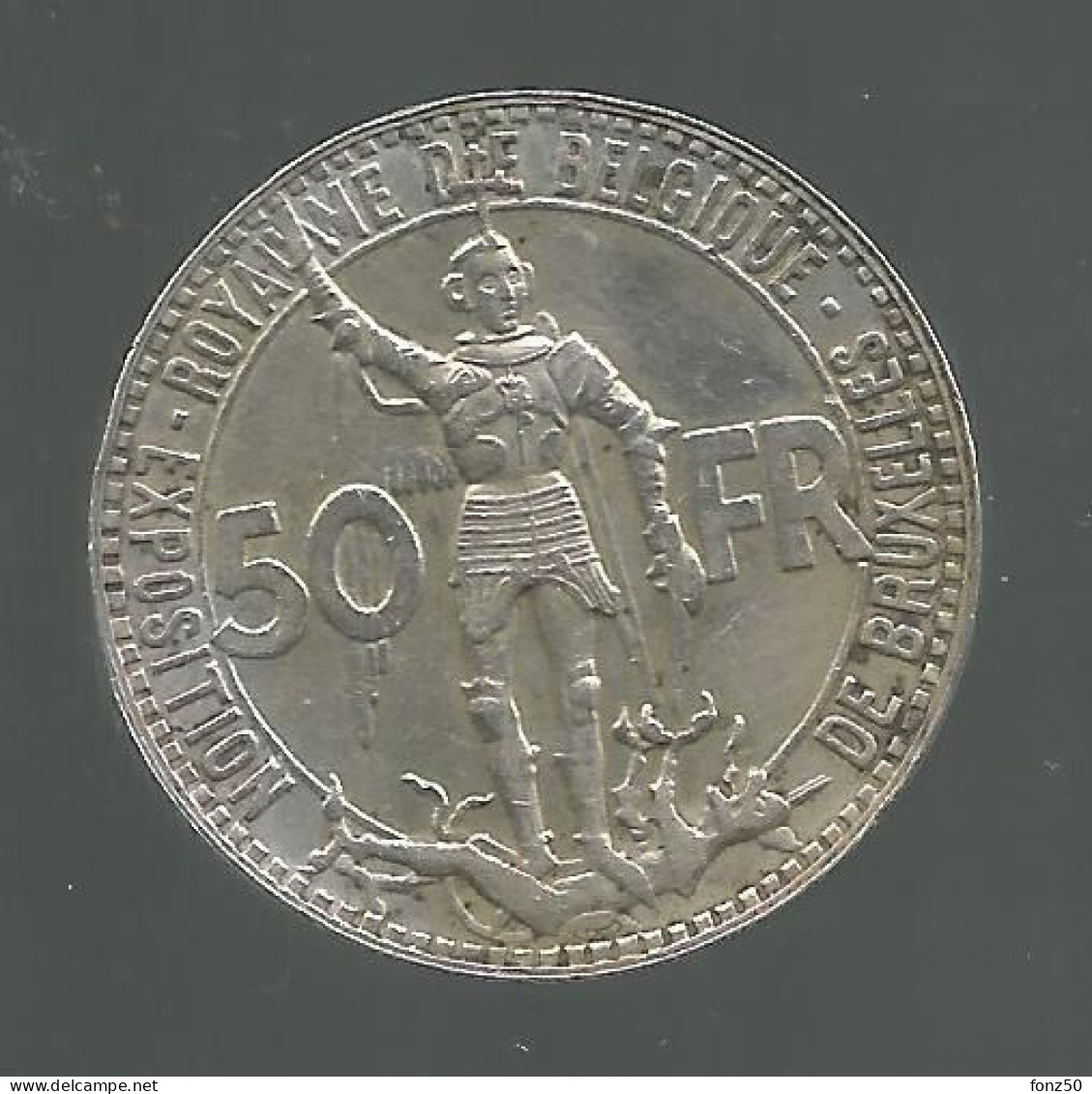 LEOPOLD III * 50 Frank 1935 Frans  Pos.B * Prachtig * Nr 12533 - 50 Francs