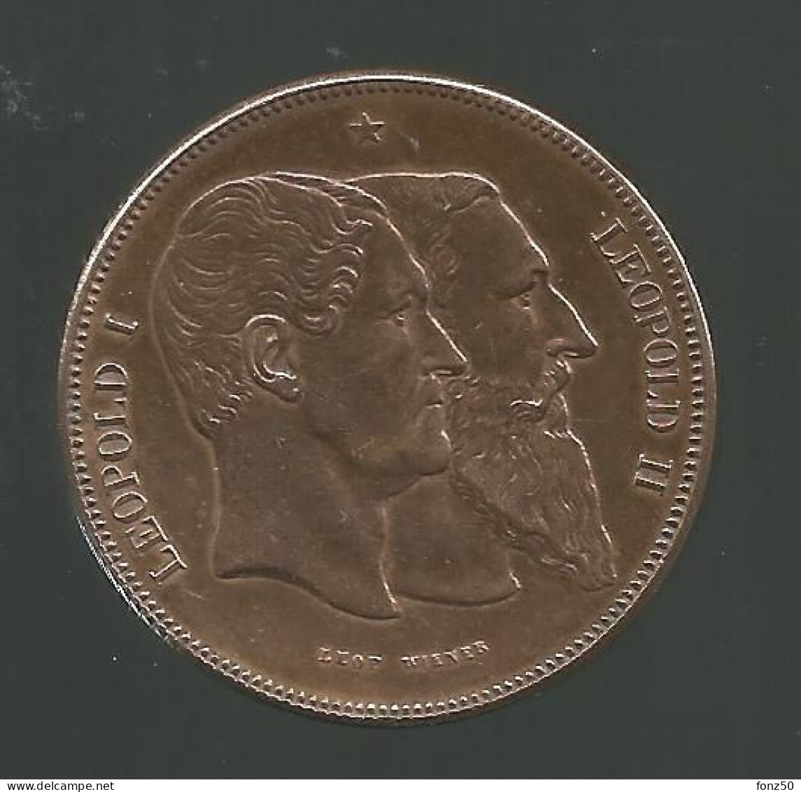 LEOPOLD I * BRONZEN MODUUL 1830-80 * Prachtig / FDC * Nr 11531 - Zonder Classificatie