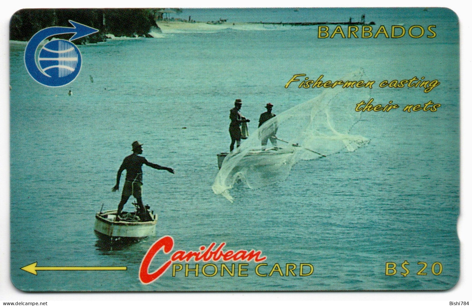 Barbados - Fishermen - 8CBDB (with Logo) - Barbados (Barbuda)