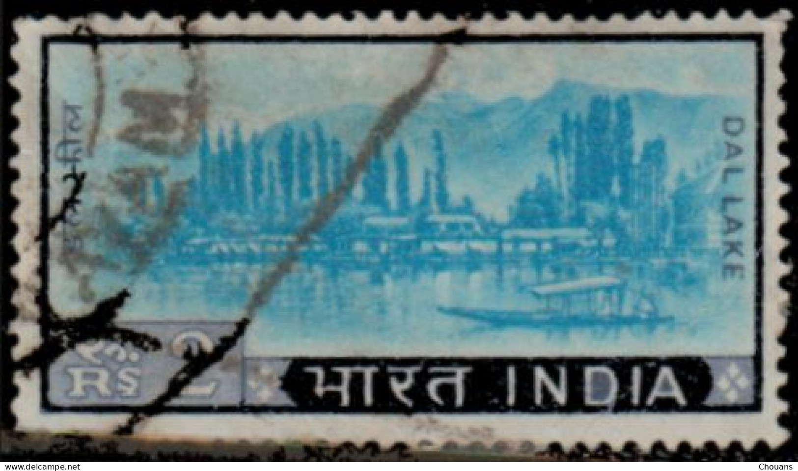 Inde 1967. ~ YT 231 (par 2) - Lac Dal, Cachemire - Used Stamps