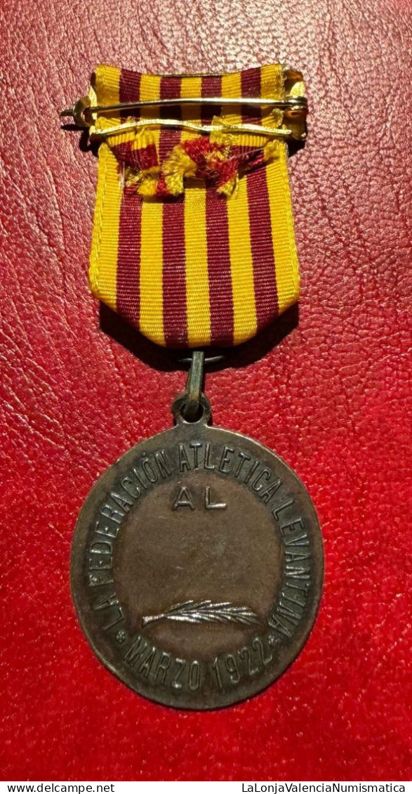 España Medalla Alicante VII Campeonato De Cross 1922 - Andere & Zonder Classificatie