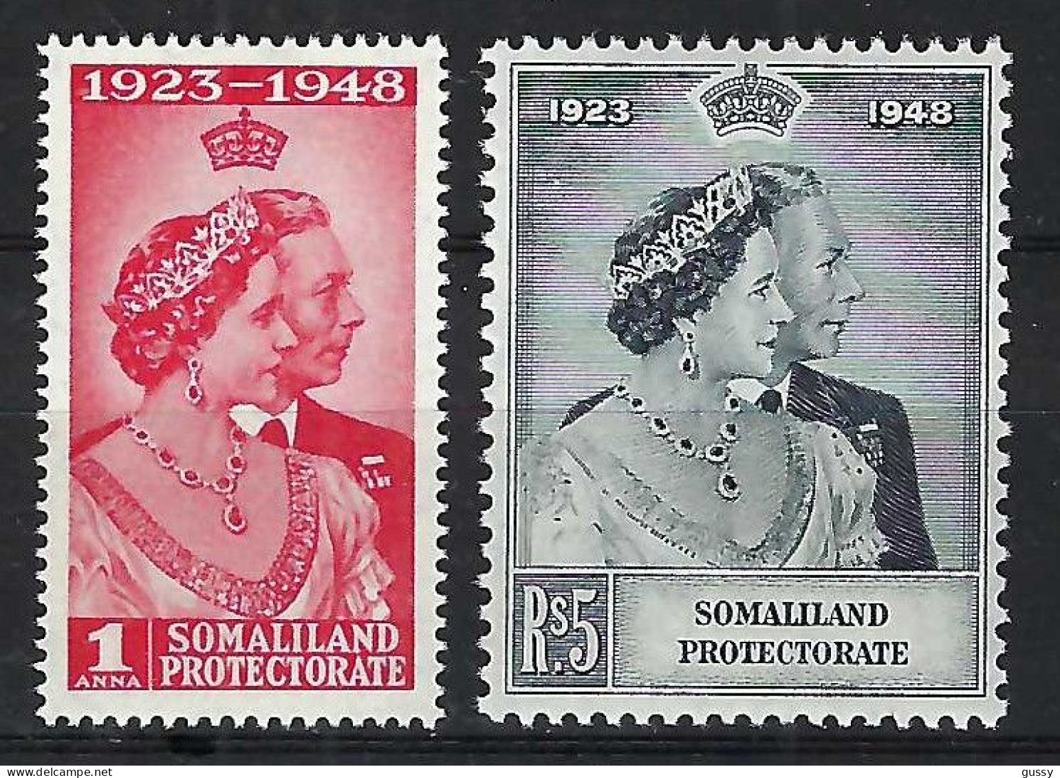 SOMALILAND Ca.1948: Lot De 2 Neufs* - Somaliland (Herrschaft ...-1959)