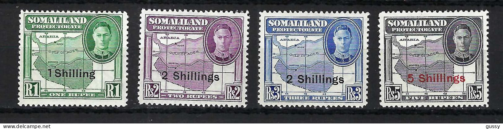 SOMALILAND Ca.1949: Série De 4 Neufs* - Somaliland (Protectoraat ...-1959)