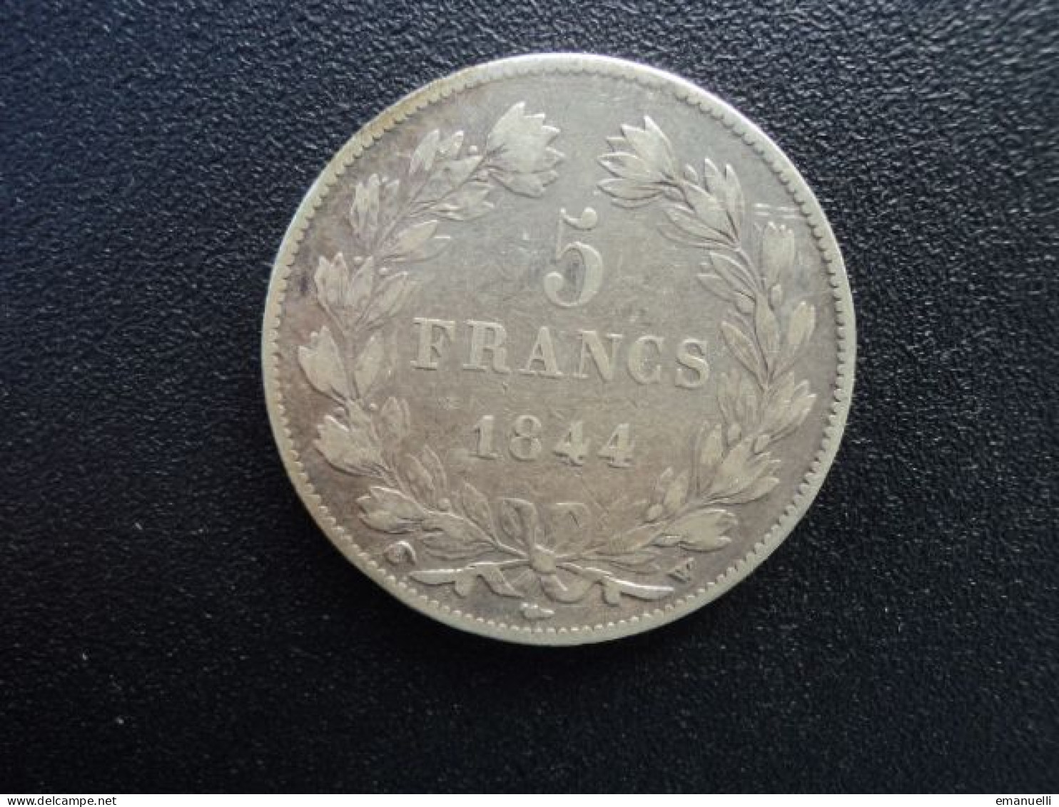 FRANCE : 5 FRANCS  1844 W *   F.325 / G.678a / KM 749.13    TB+ - 5 Francs