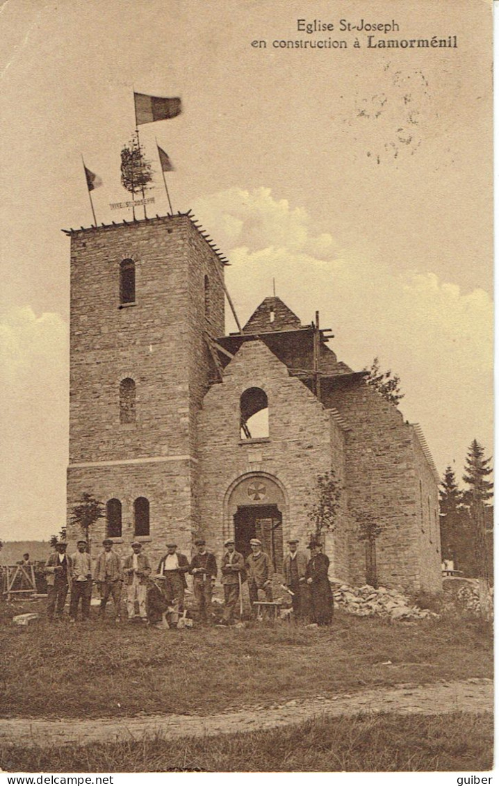 Lamormenil L'eglise Saint Joseph En Construction - Manhay