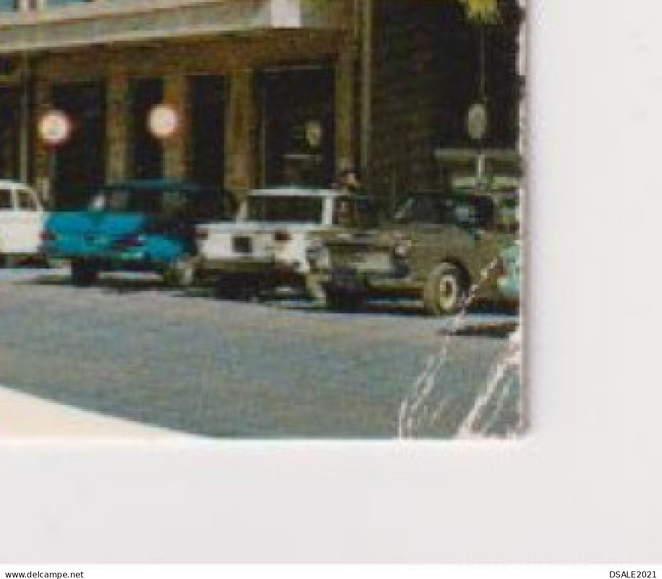 Libya Benghazi Mosque, Street View, Old Car, Automobile, Volkswagen Bus, View Vintage Photo Postcard RPPc (145) - Libia