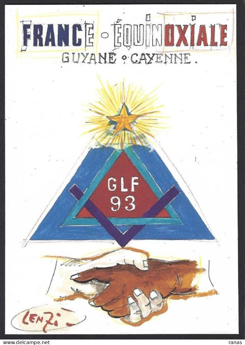 CPM Guyane Cayenne Tirage Limité Numéroté En 10 Exemplaires Franc Maçonnerie Masonic - Cayenne