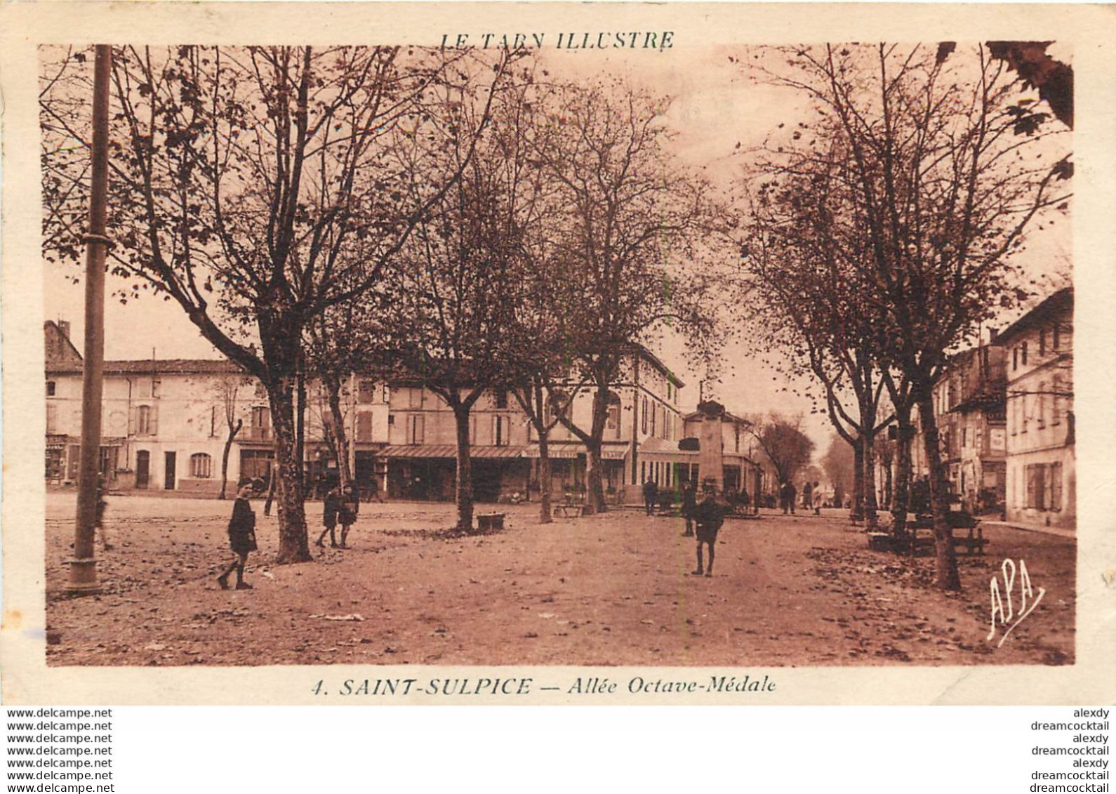 81 SAINT-SULPICE. Allée Octave Médale 1933 - Saint Sulpice