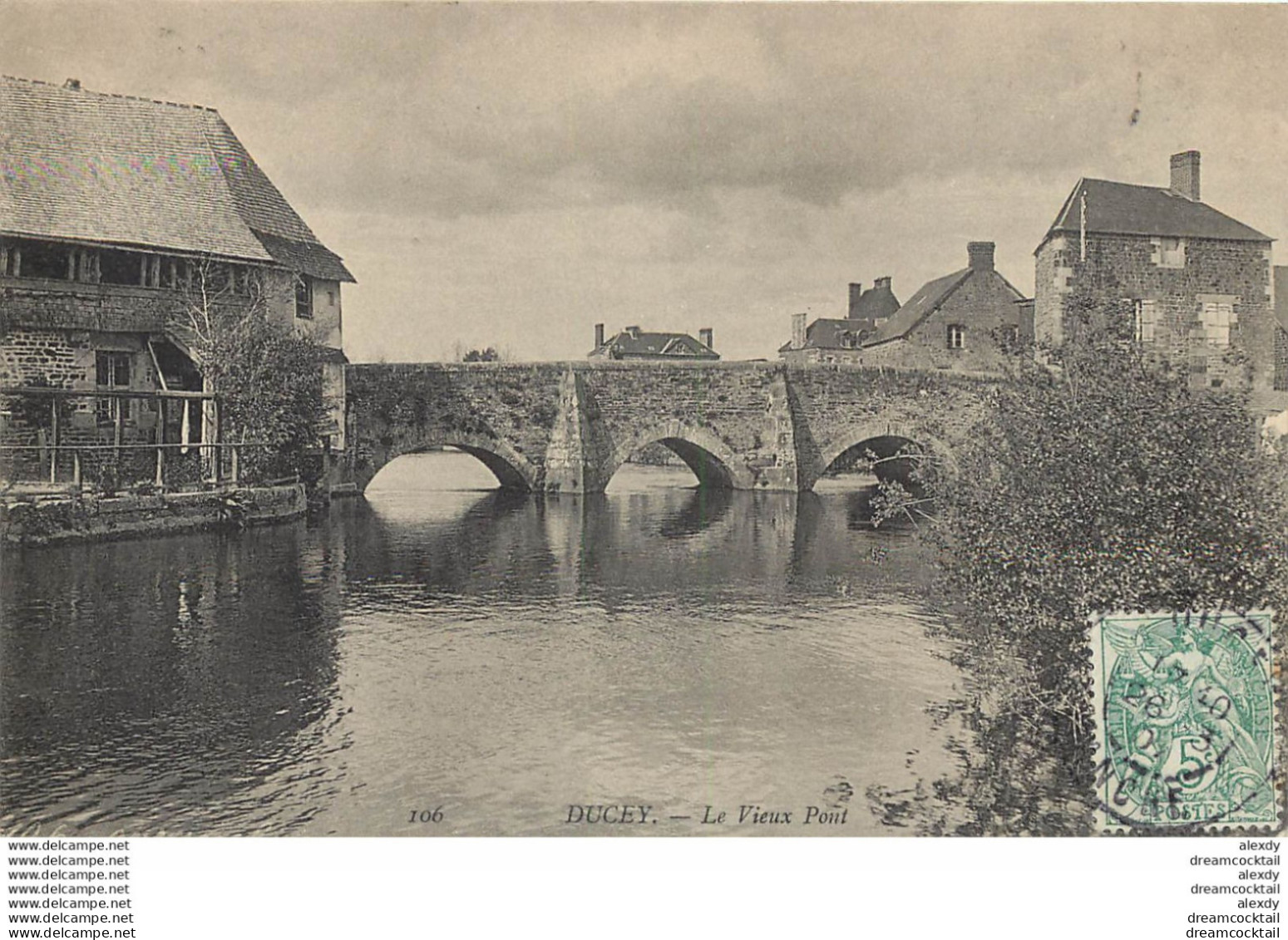 (KD) 50 DUCEY. Le Vieux Pont 1907 - Ducey