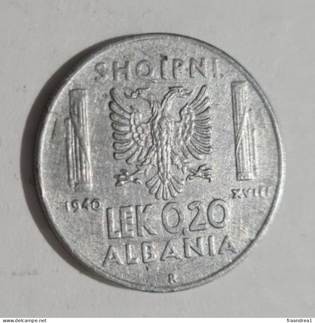 ALBANIA  OCCUPAZIONE  ITALIANA   LEK 0,20 1940 Magnetica - Albanie