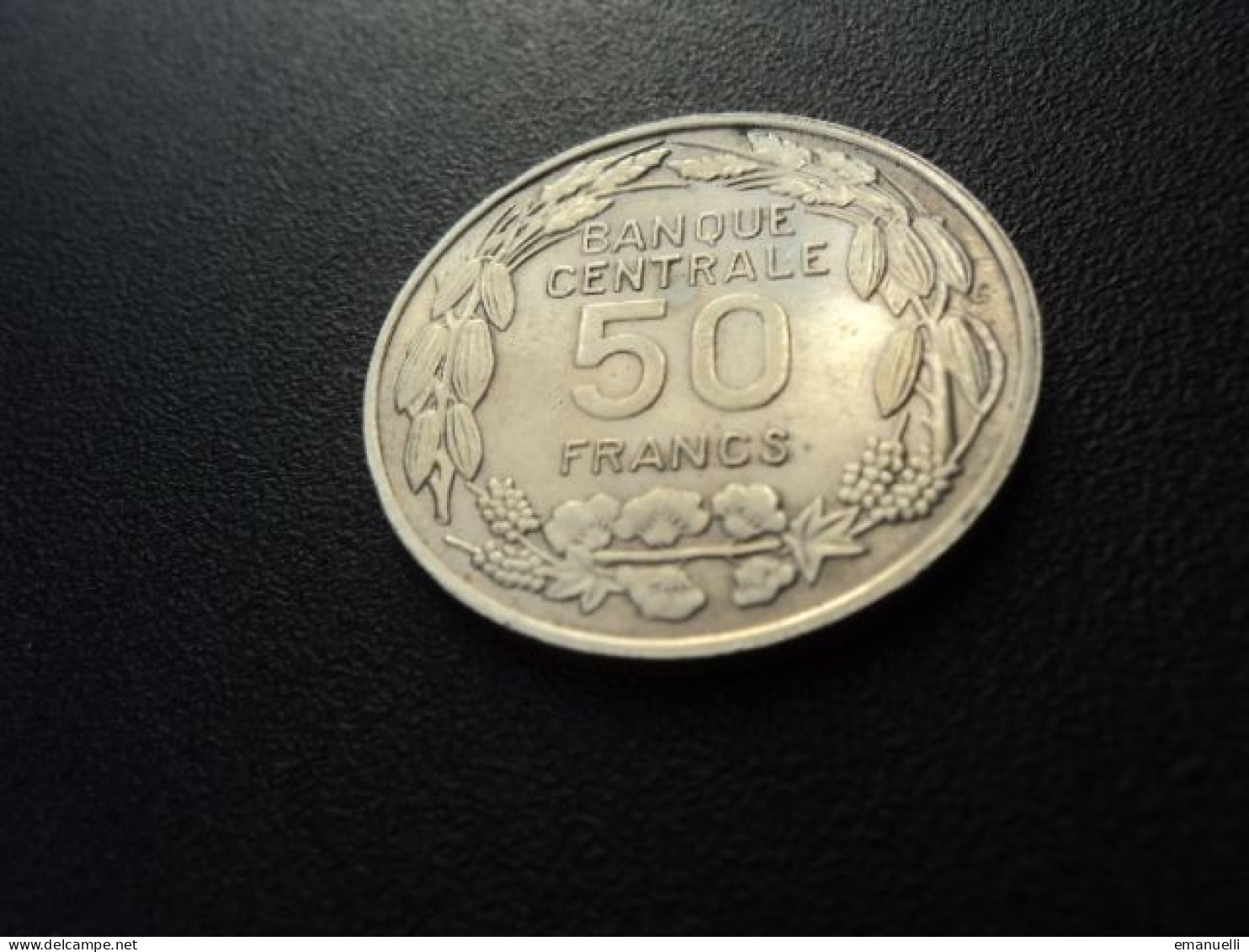 CAMEROUN : 50 FRANCS   1960    KM 13     SUP *