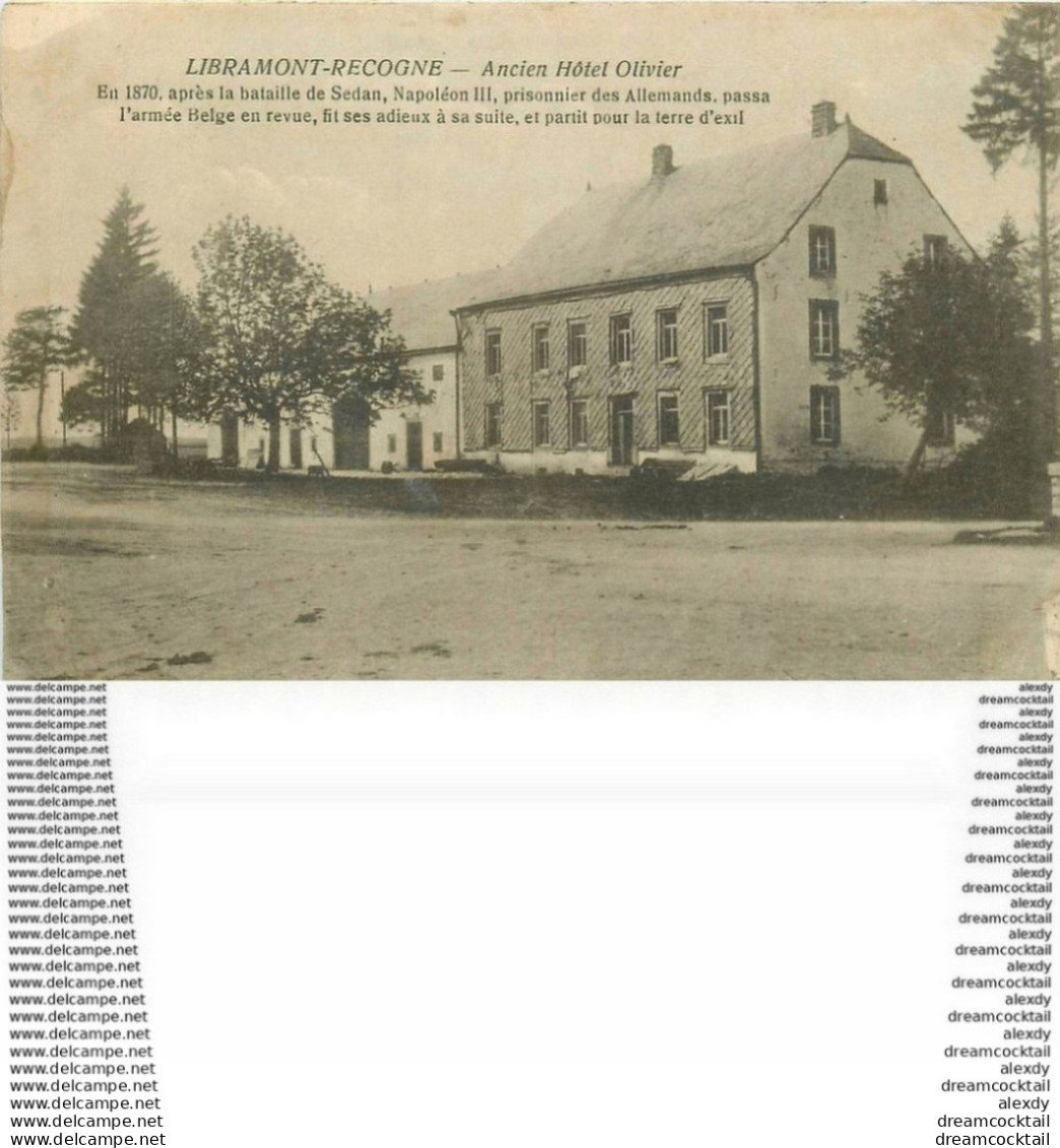 WW Belgique Luxembourg. LIBRAMONT-RECOGNE. Ancien Hôtel Olivier 1919 - Libramont-Chevigny