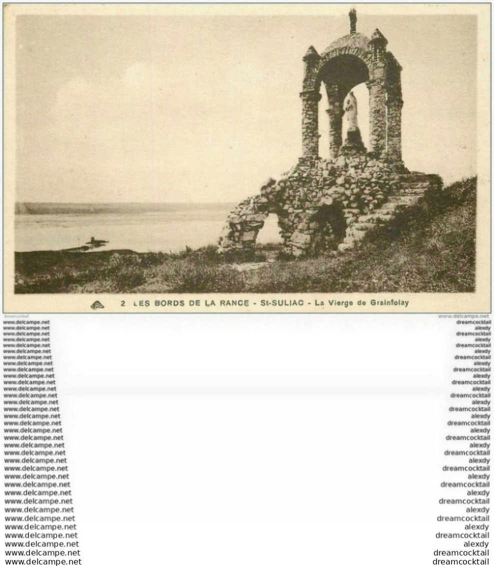 35 SAINT-SULIAC. La Vierge De Grainfolay 1937 Bords De La Rance - Saint-Suliac