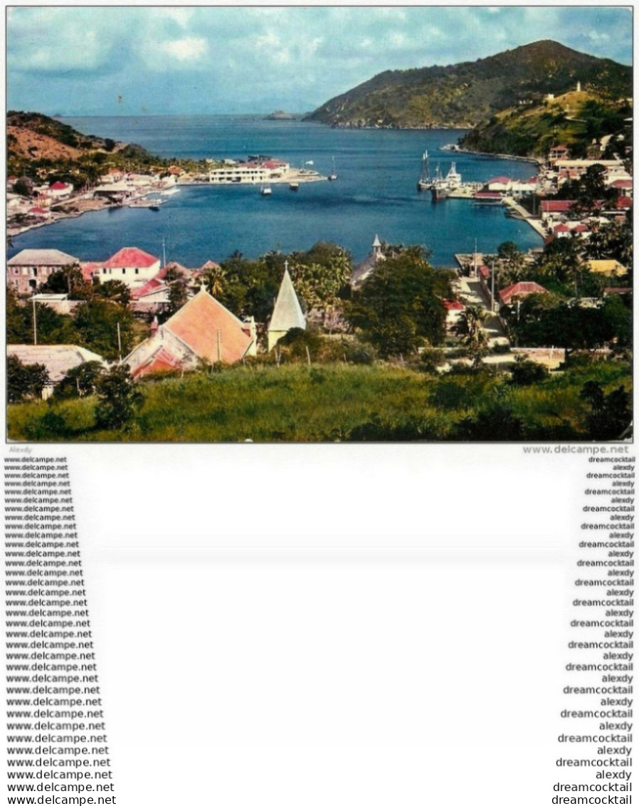 Photo Cpsm Cpm GUADELOUPE. Rade De Gustavia. Timbrée Mais Carte Vierge - Saint Barthelemy