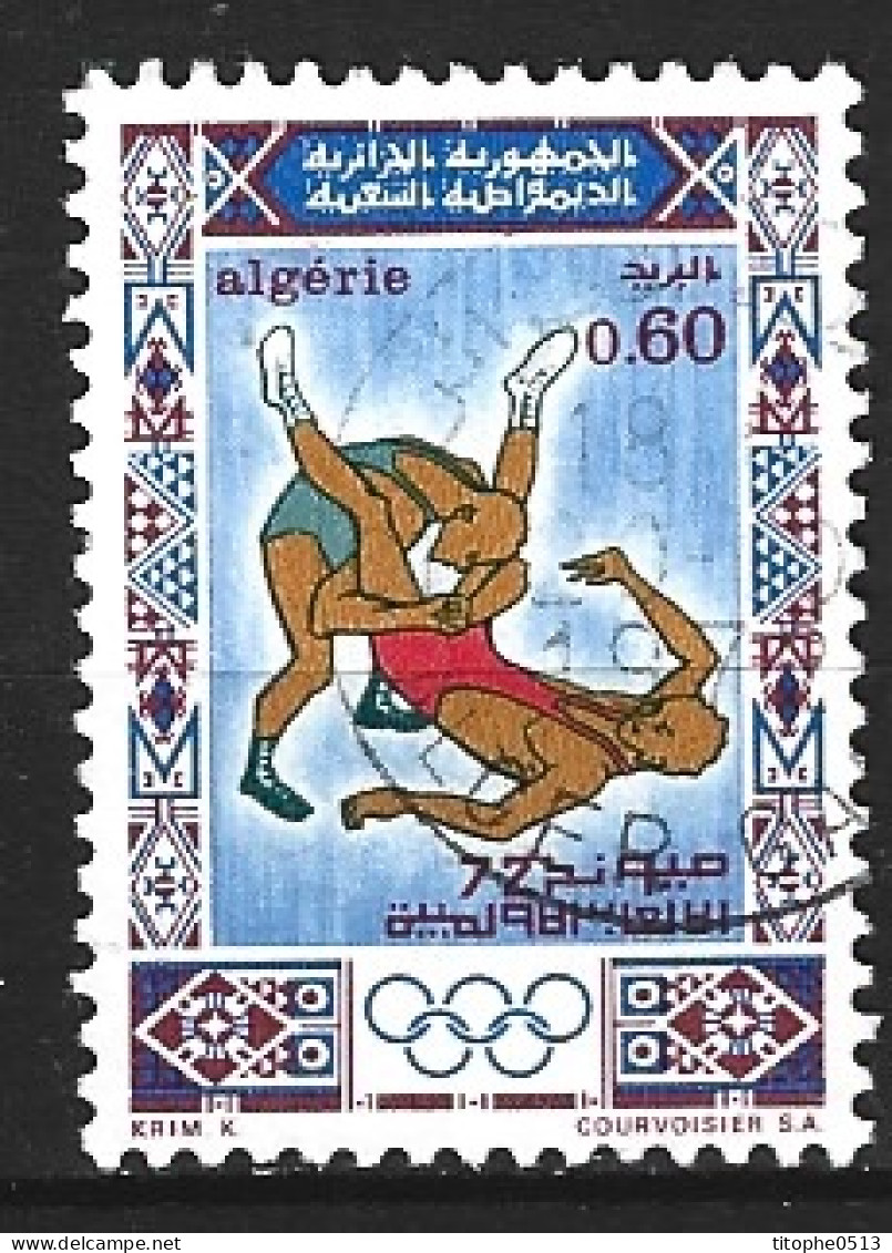 ALGERIE. N°547 De 1972 Oblitéré. Lutte. - Wrestling