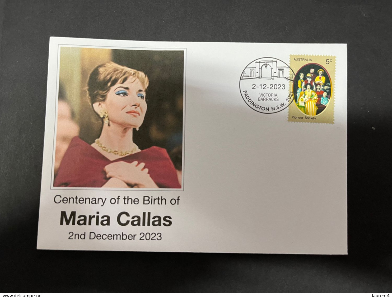 2-12-2023 (1 W 8) Centenary Of The Birth Of Maria Callas (2-12-1923 / 2-12-2023) - Chanteurs