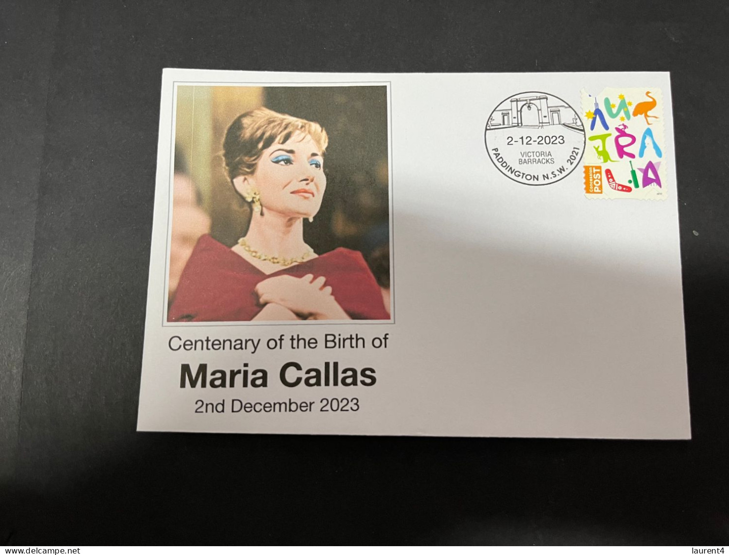 2-12-2023 (1 W 8) Centenary Of The Birth Of Maria Callas (2-12-1923 / 2-12-2023) - Chanteurs