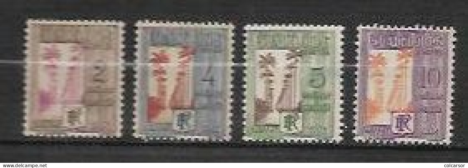 GUADELOUPE N°25/28 - Timbres-taxe