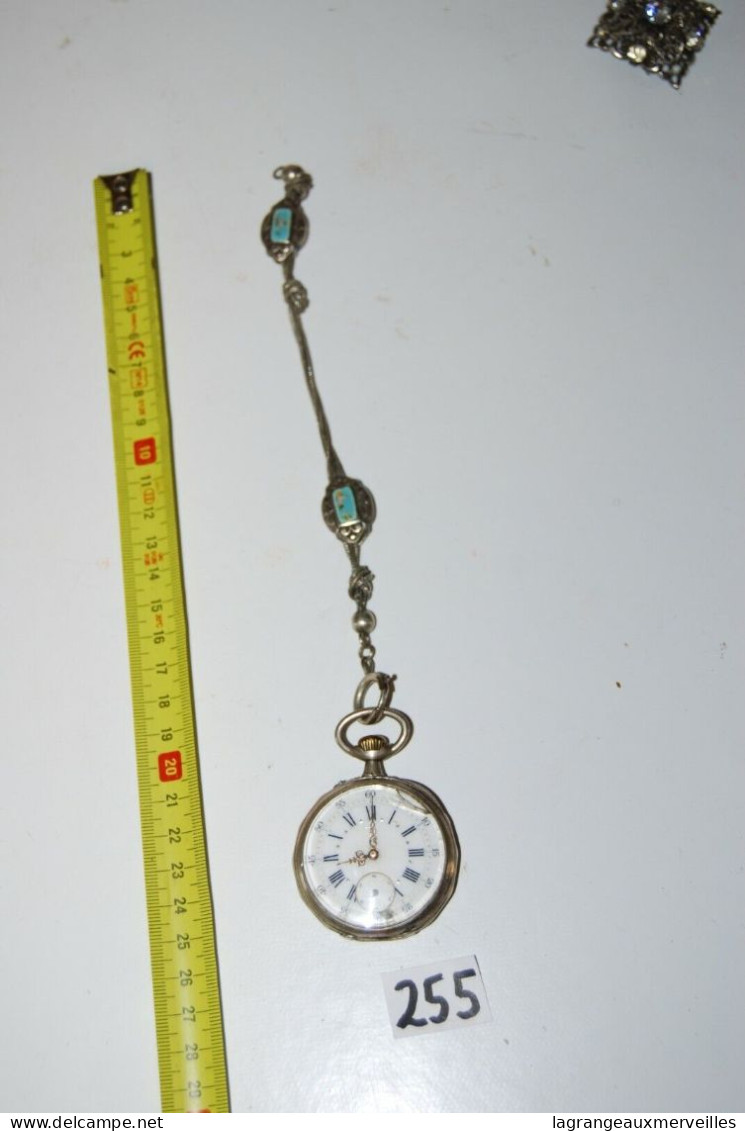 C255 Bijou - Ancienne Montre à Gousset - Chainette - Relojes De Bolsillo