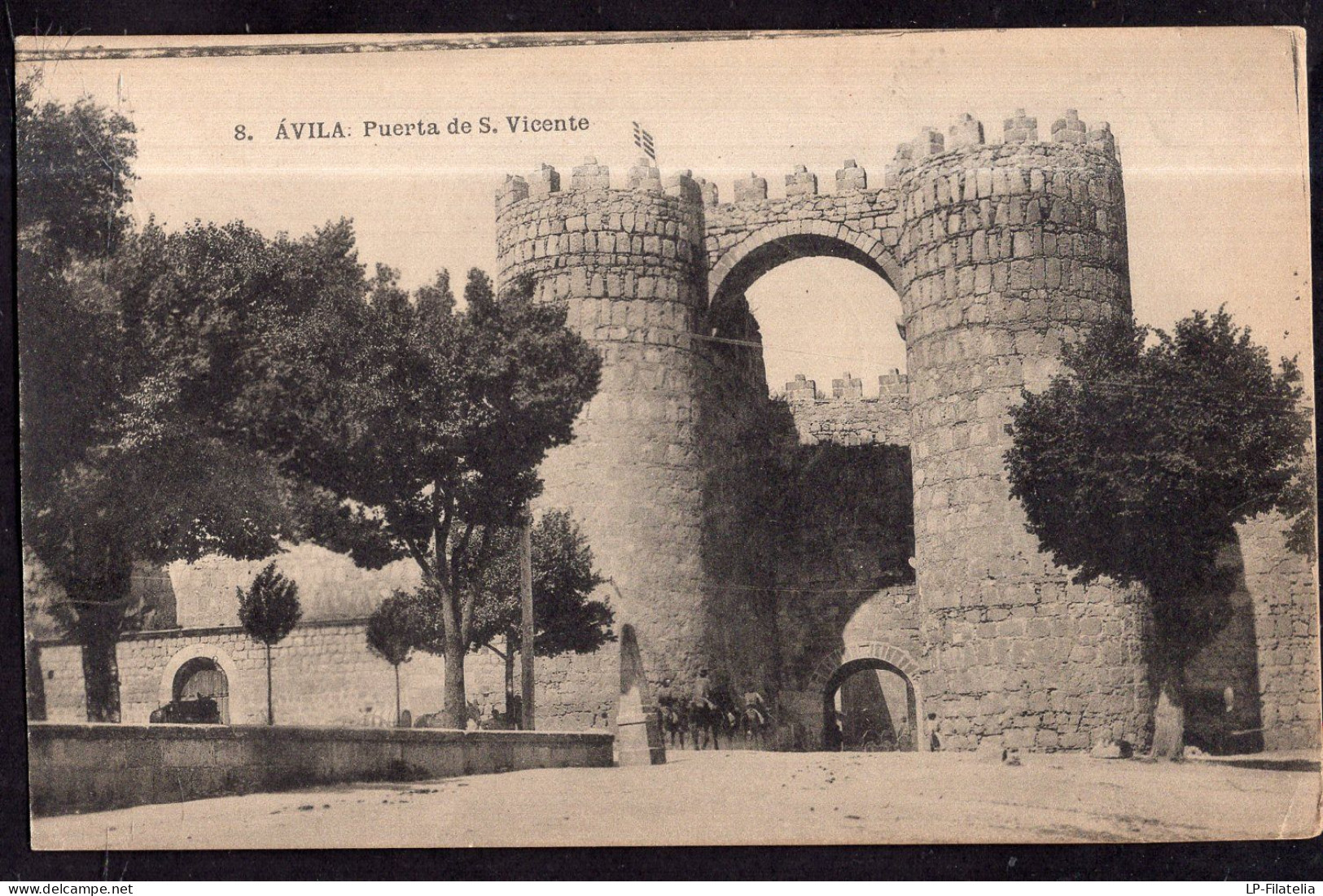 España - 1925 - Avila - Puerta De San Vicente - Ávila