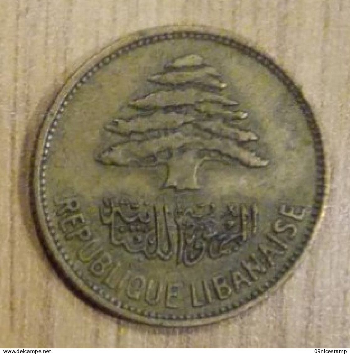 Libanon, Year 1961, Used, 25 Piastres - Libano