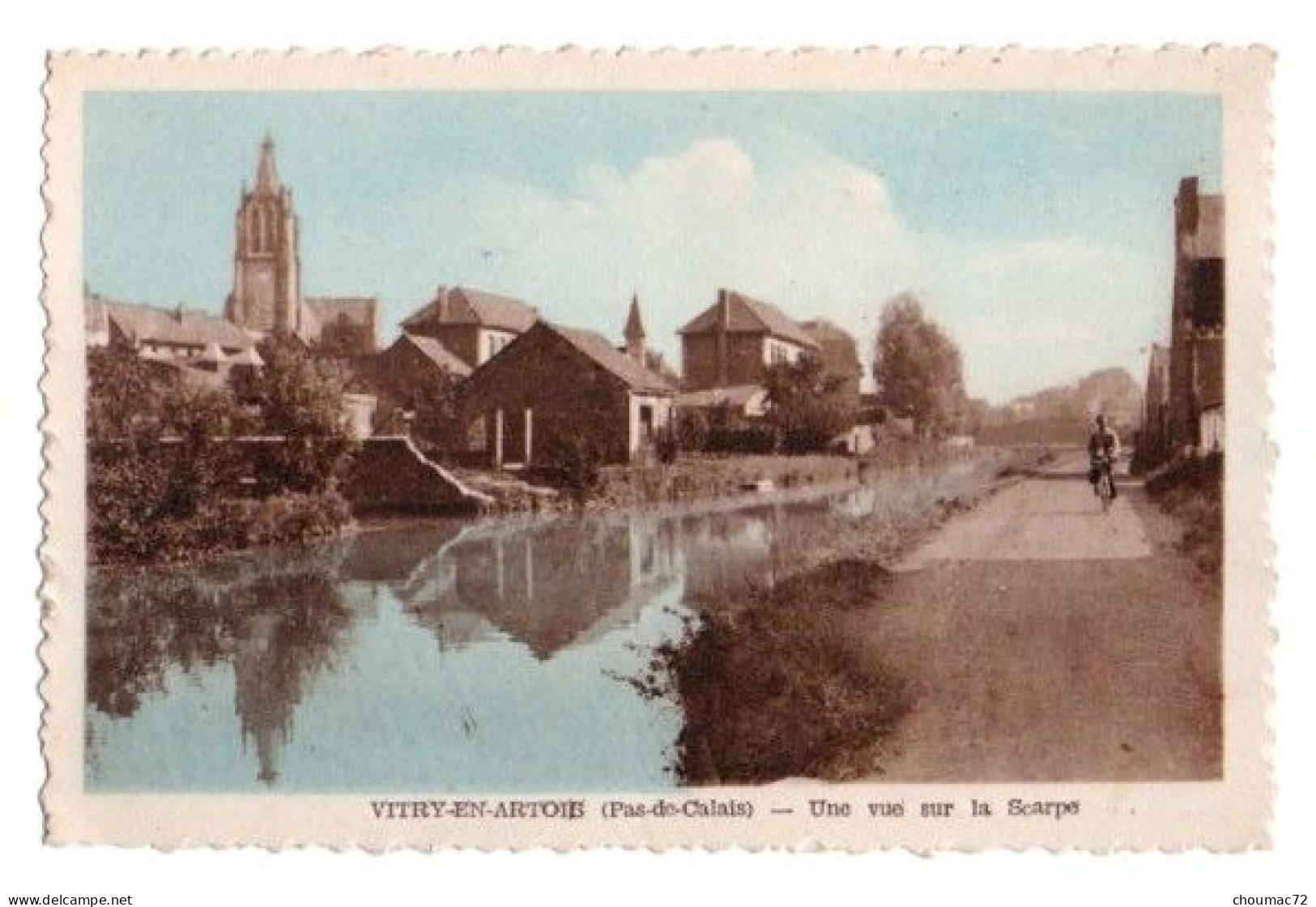 (62) 864, Vitry En Artois, Delaplace, Une Vue Sur La Scarpe - Vitry En Artois