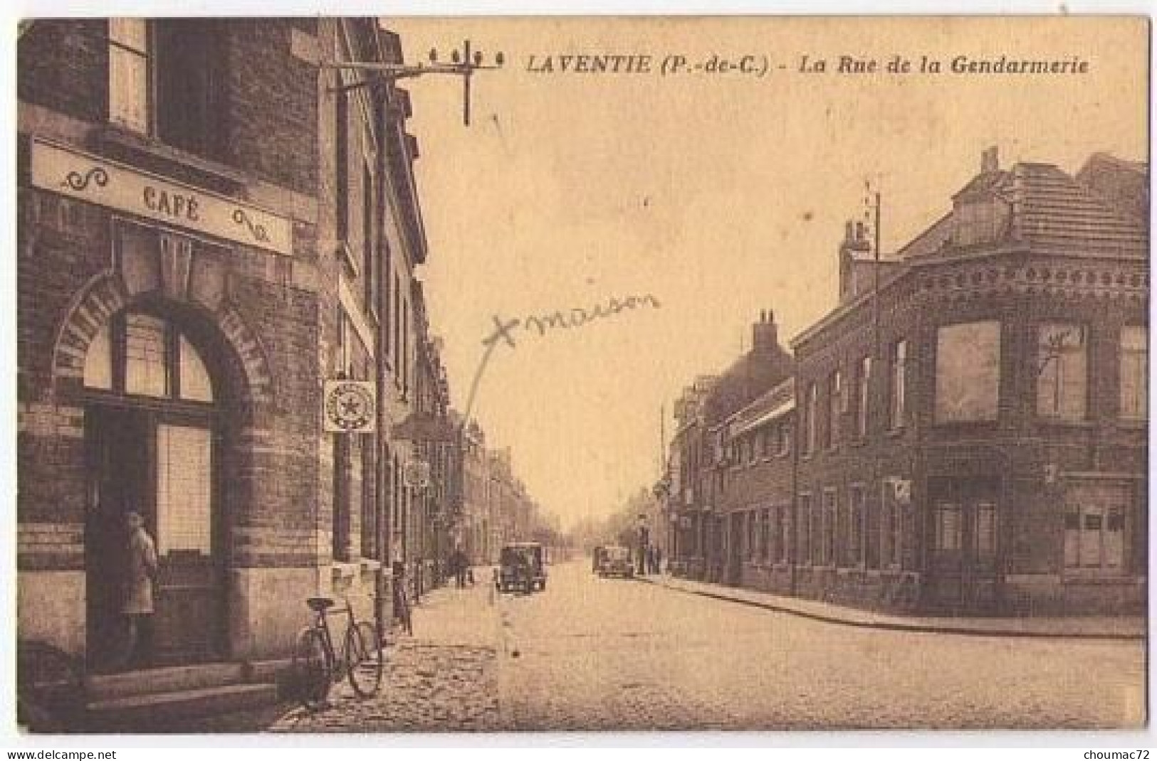 (62) 322, Laventie, Réant, La Rue De La Gendarmerie (café) - Laventie